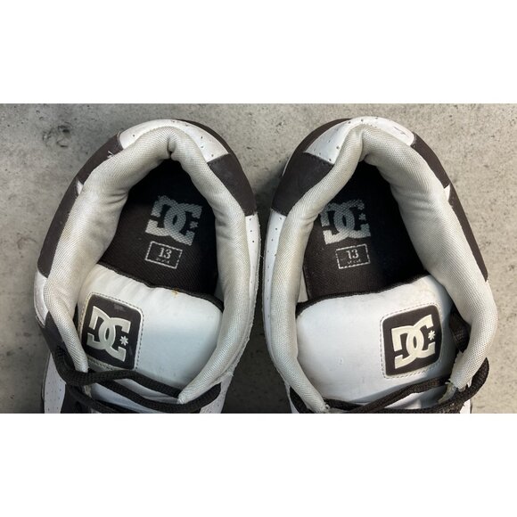 2006 DC Command DGT Brown And White Skate Shoes Mens Size 13 RARE 2000s VTG main image 8